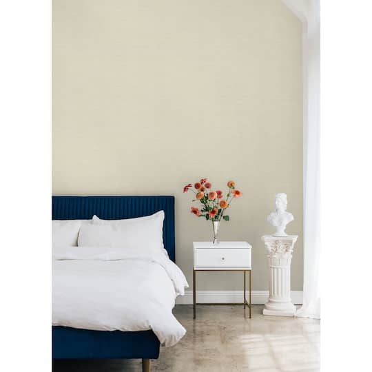 RoomMates Mr. Kate Stella Grasscloth Peel & Stick Wallpaper